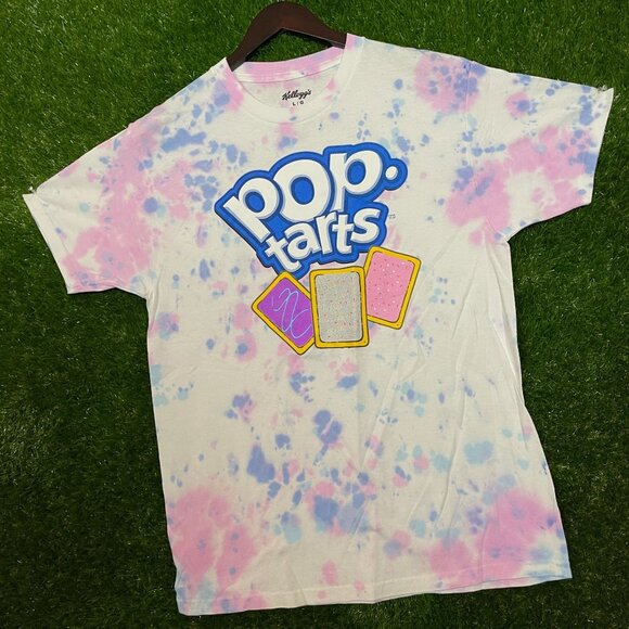 Kelloggs Pop Tarts Graphic Tie-dye T-shirt size Large - Picture 4 of 4